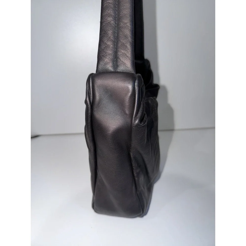 Staud Felix Black Leather Bag $295 L - Picture 4 of 13